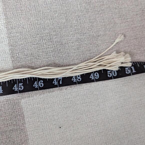 Vintage y2k macrame knotted cord multicolor glass bead tie belt - Picture 4 of 4